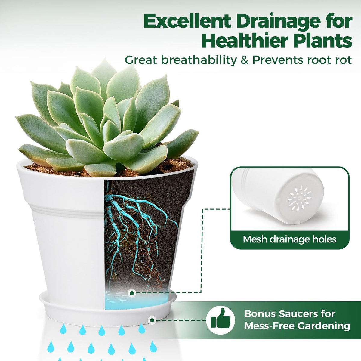 T4U matte finish Nordic-style pot enhances modern interior decor.
