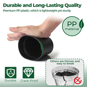 T4U pot with mesh drainage holes promoting air and water flow for roots