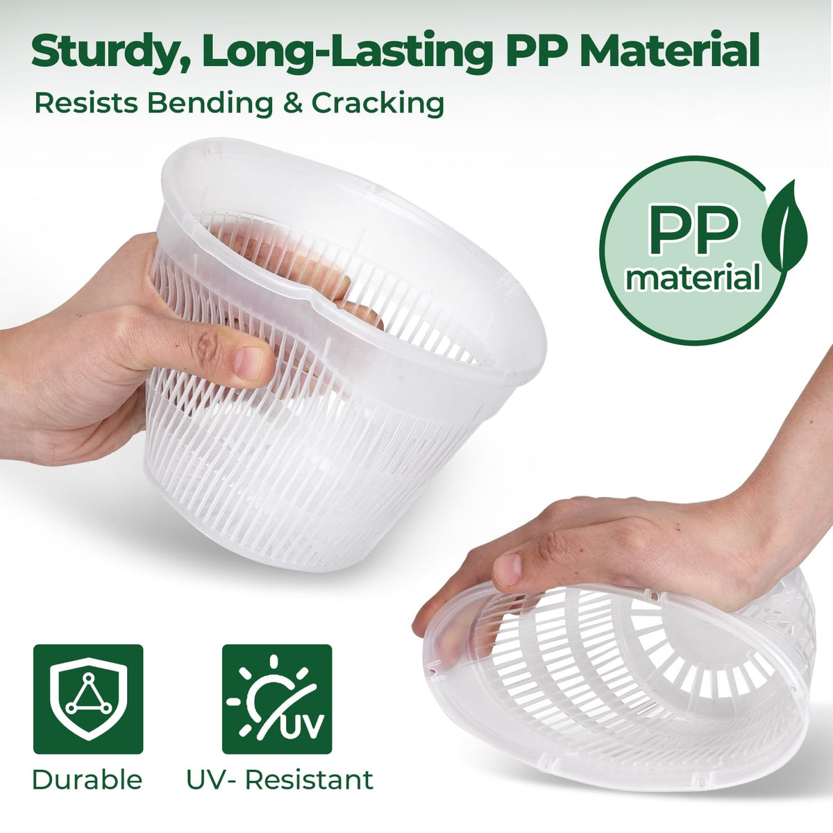 T4U orchid pot includes a matching saucer for mess-free watering.