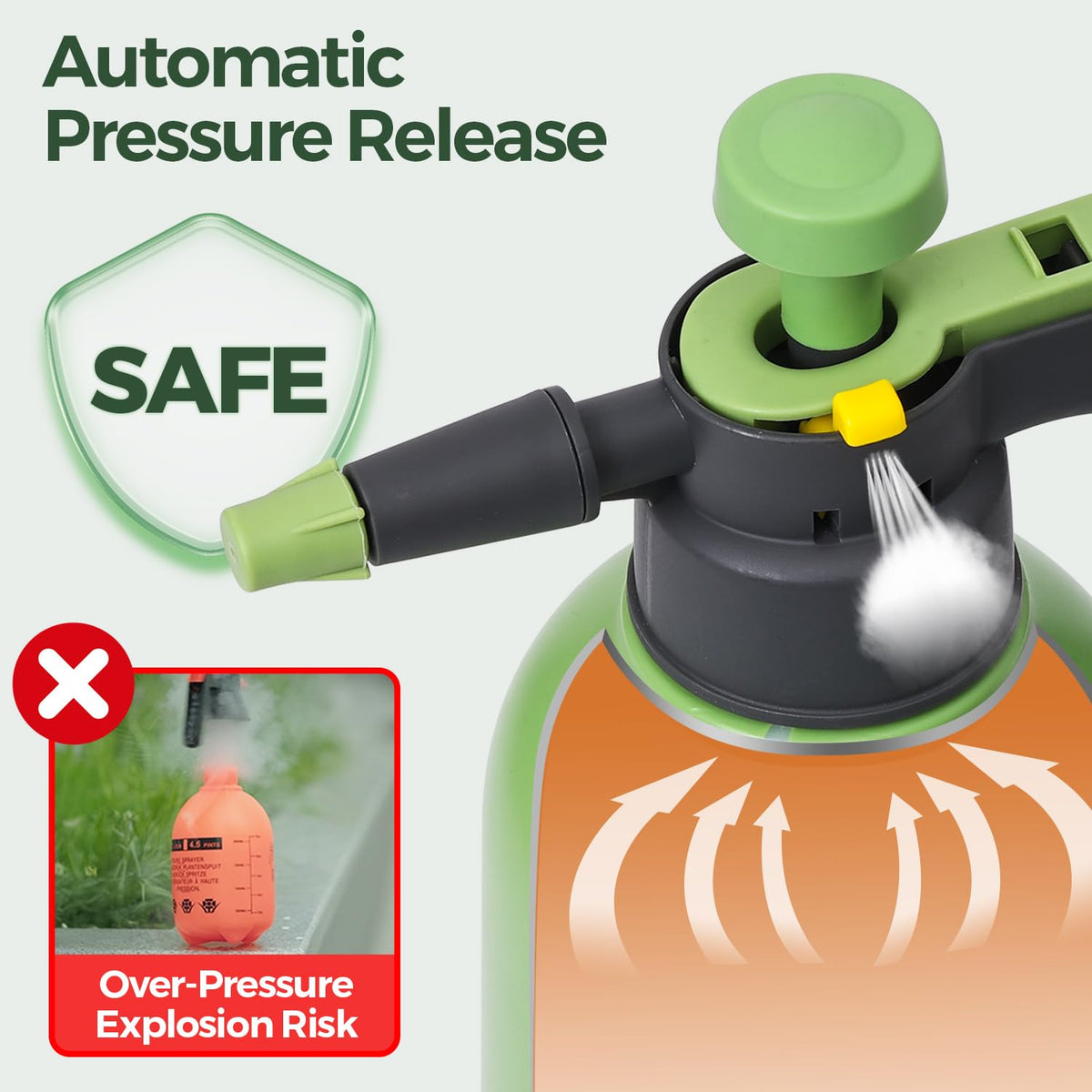 T4U Pump Sprayer ideal for applying liquids to leaves and soil