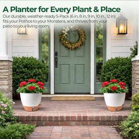 T4U pack display image emphasizes durable, UV-proof plastic for indoor or outdoor use.
