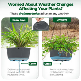 Two pack planters on porch for curb appeal and greenery
