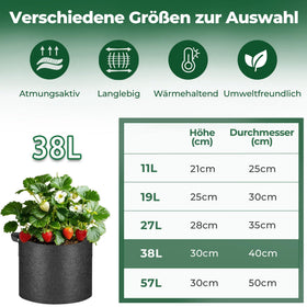 T4U vegetable garden bag suitable for tomatoes and potatoes in outdoor setting
