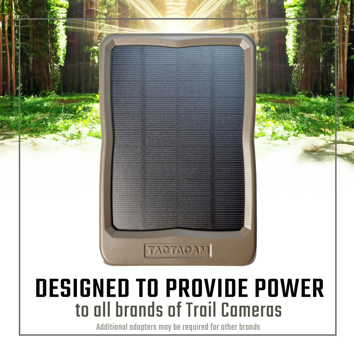 TACTACAM Reveal with integrated rechargeable battery for continuous field power