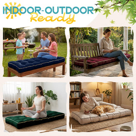 TaiBest versatile cushion fits benches, swings, chairs, and indoor furniture