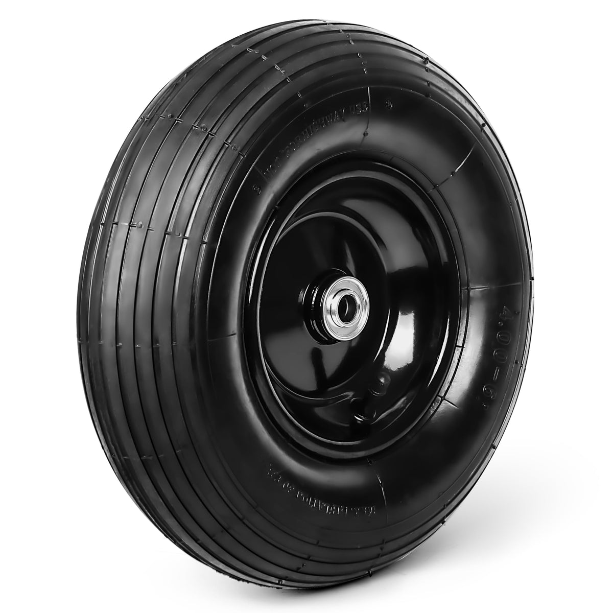 Taifa 13-inch pneumatic tire wheel with 4.00-6 size and 5/8-inch bore for carts.