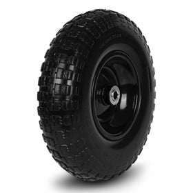Taifa 1PC solid tire side view showing durable puncture-proof performance for wheelbarrows