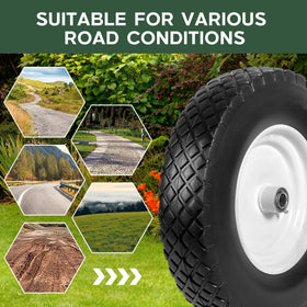 Taifa axle bore 3 inches fits standard wheelbarrows for easy upgrades