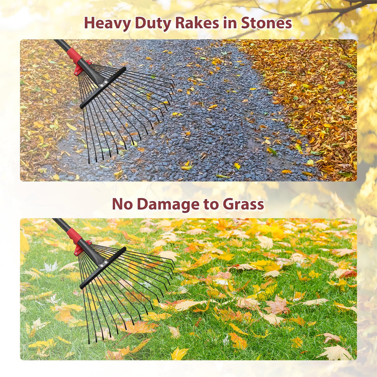 TAILERNRUYE collapsible shaft aids compact storage and portability.