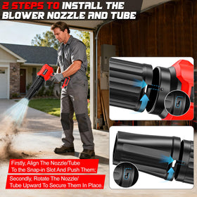 TAIRDA ideal for patios and decks to clear leaves efficiently