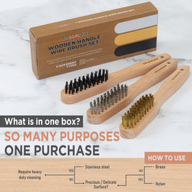 TAKAVU wood handle offers comfortable grip during long cleaning sessions
