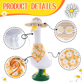 Takealooko Daisy design fabric showcases fresh spring style on goose accessory.