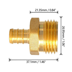TALEGEN brass construction close-up highlights rustproof durability for outdoor use.