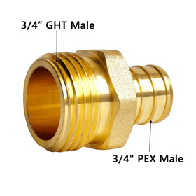 TALEGEN brass fitting close-up, secure connection reduces leaks during irrigation.
