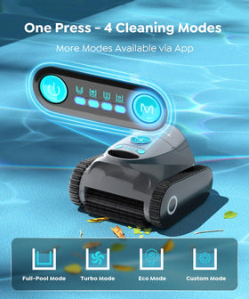 TALOSBO C1 app control screen with modes and timers