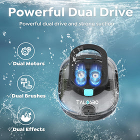 Talosbo S1 Pro cordless design offers flexible pool cleaning freedom.