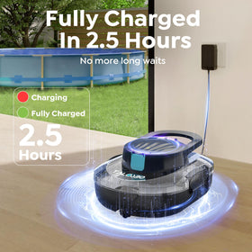 Talosbo S1 Pro fast charging keeps you cleaning more often.