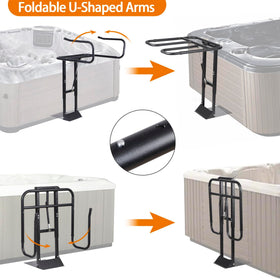 Talustool height-adjustable lift fits tubs from 30 to 42 inches.