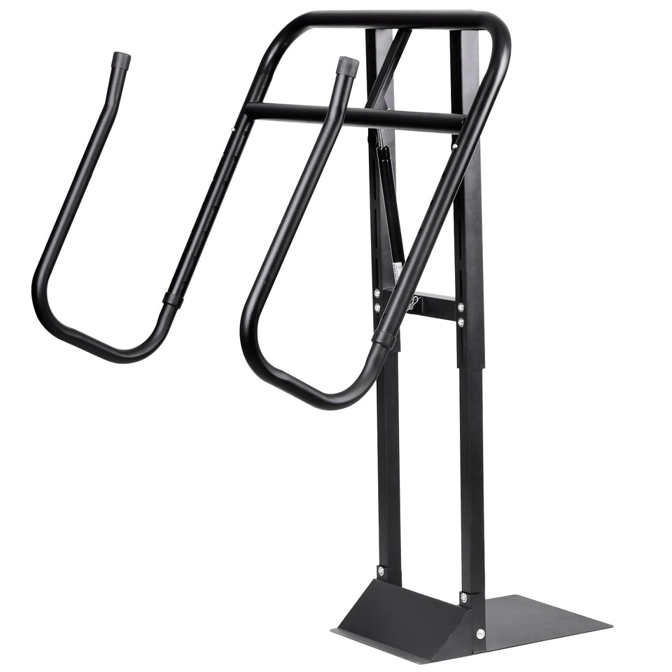 Talustool hot tub cover lift with pneumatic action eases heavy lifting.