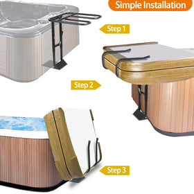 Talustool width up to 96 inches compatible with many spas.