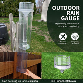TAMIDN Stratus large-volume tube prevents overflow during heavy downpours.