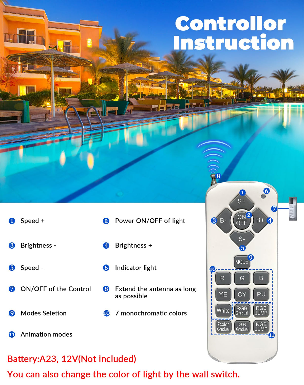 Bulk pricing for pool pros and hotels with Tandanic lighting solutions