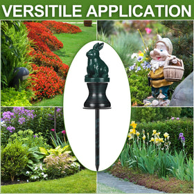 Tandefio hose guide rabbit side view promotes neat lawn watering