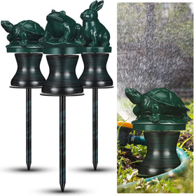 Tandefio hose guide turtle front view protects beds while steadying the hose