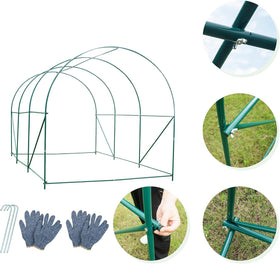 TANGJEAMER Walk-in Greenhouse setup kit with connectors and screws