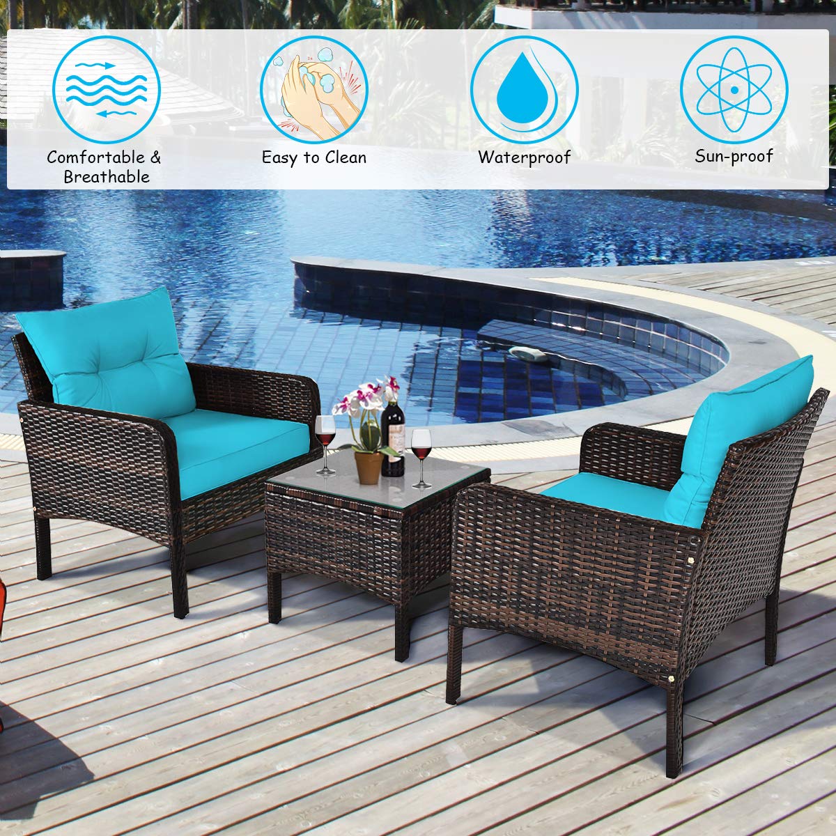Tangkula easy assembly instructions help you set up quickly