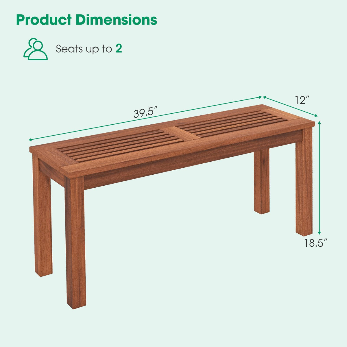 Tangkula loveseat 39.5-inch length fits compact spaces