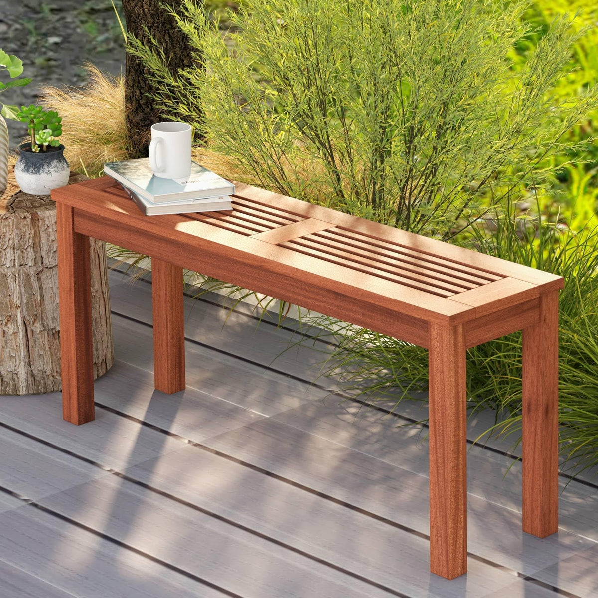 Tangkula solid wood frame provides lasting stability
