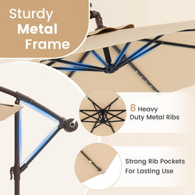 Tangkula wind-vent design helps keep air circulating on hot days.