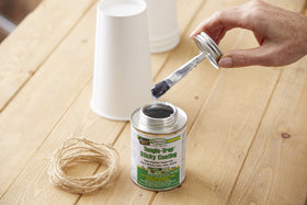 Tanglefoot Tangle-Trap sticky coating in orchards supports field pest management.
