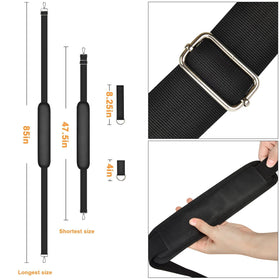 Tanmqin nylon strap with metal clasps highlights durable, secure attachment