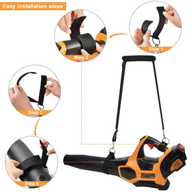 Tanmqin universal shoulder strap for string trimmer enables hands-free control