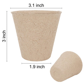 TAOLABV no-drainage-hole peat pots designed to retain moisture for drought-tolerant plants.