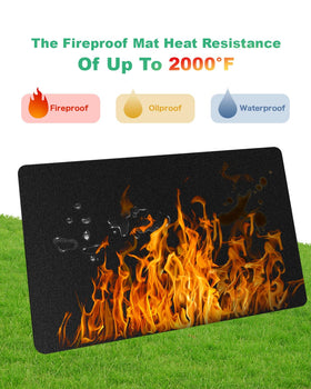 TAOMAND waterproof and oil-proof mat guarding surface after outdoor grilling