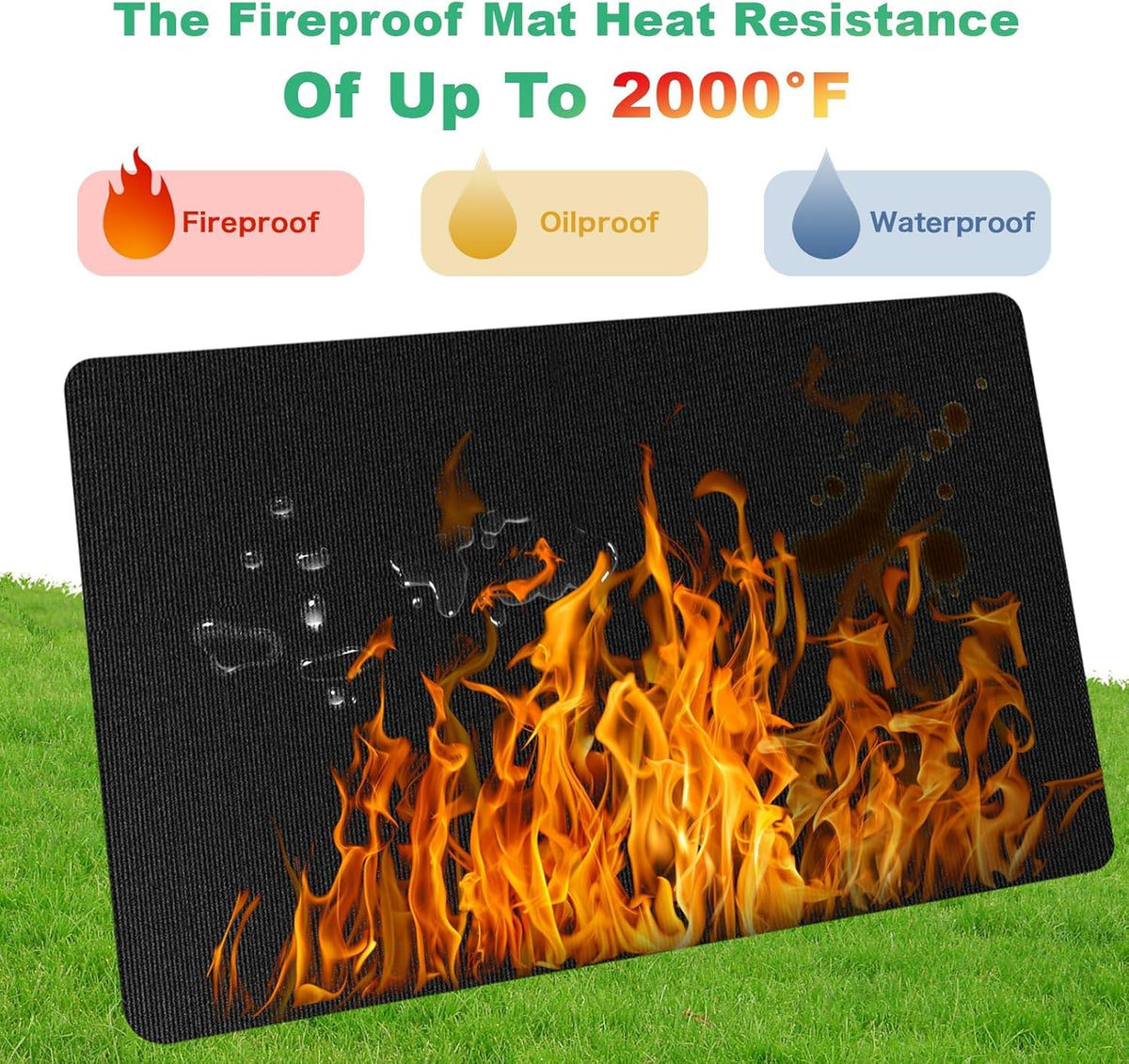 TAOMAND waterproof-oilproof-grill-mat keeps grease off floors and outdoor surfaces.