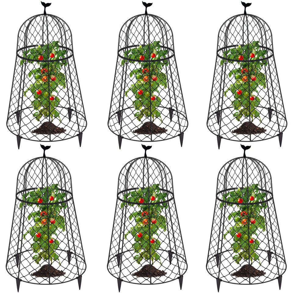TAOMENNI 6-pack garden cloches cover large plants for protection