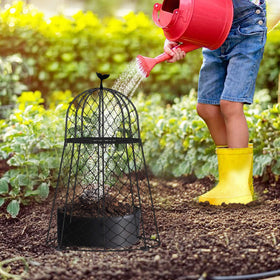 TAOMENNI outdoor garden setup shields seedlings in beds and containers