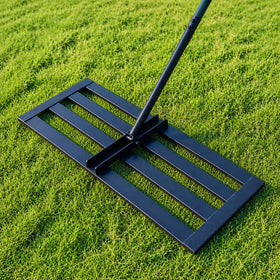 TAORUI Lawn Leveling Rake head distributes topsoil evenly for a smoother lawn
