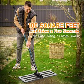 TAORUI Stainless steel head for durable lawn leveling across seasons