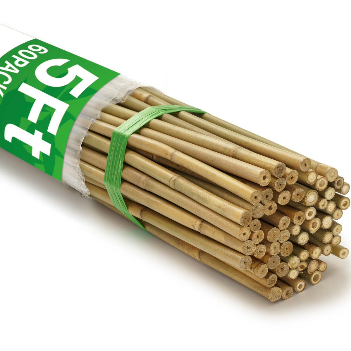Taoskai bamboo stake 5ft pack provides sturdy garden plant support.