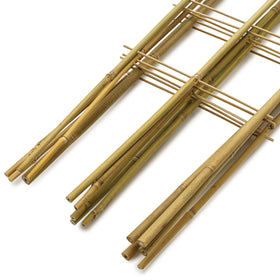 Taoskai bamboo trellis 4ft U-shape ideal for garden setup and climbing plants.