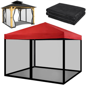 Tappio 10x10 mosquito net front view shields insects outdoors
