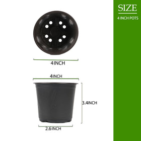 TAQIXI lightweight plastic nursery pot ready for easy transport