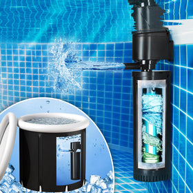 Tararium 400GPH cold plunge filter with bottom suction improving ice bath clarity