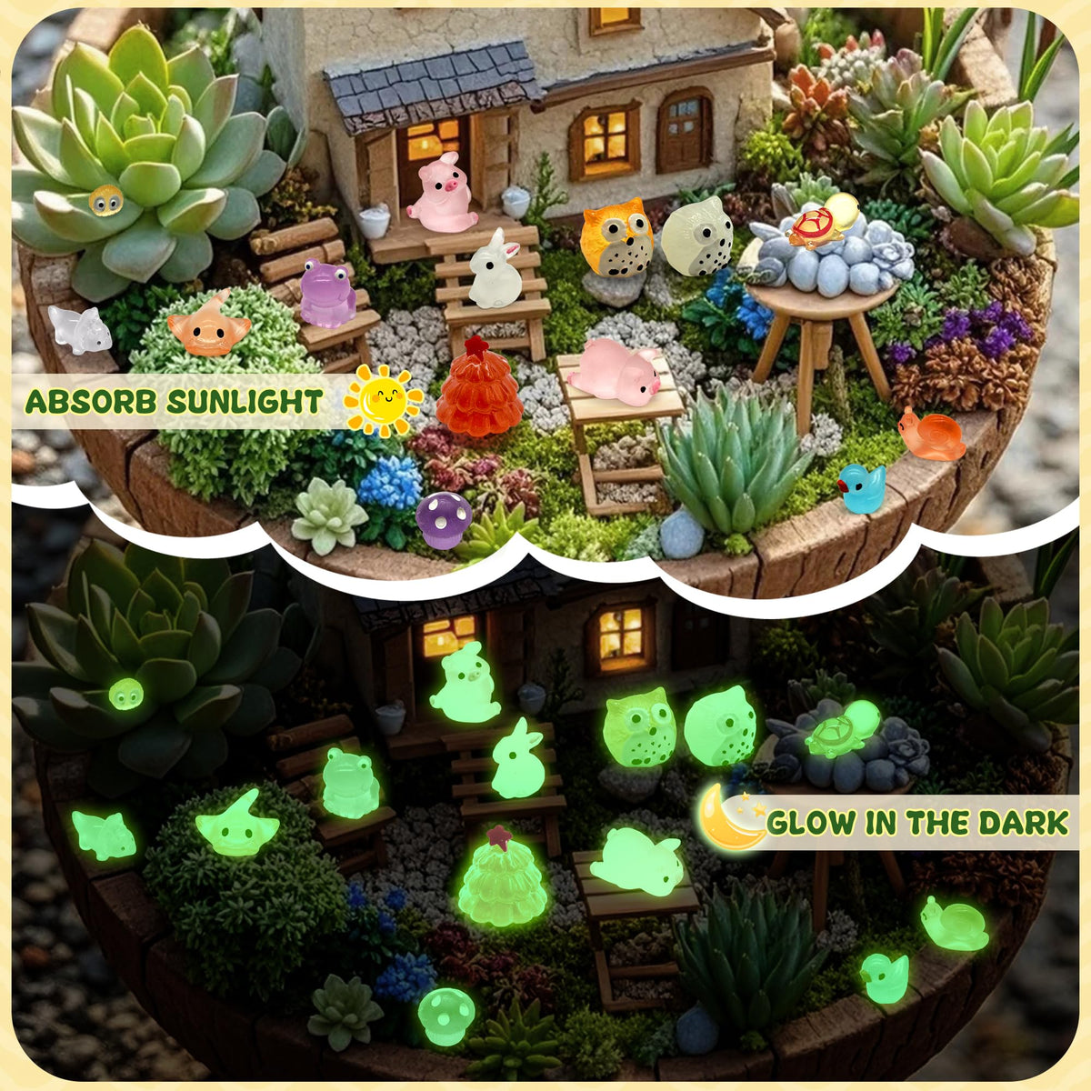 Tardigrade durable resin miniatures designed for outdoor display.