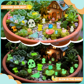 Tardigrade waterproof resin miniatures endure humidity on potted plants.